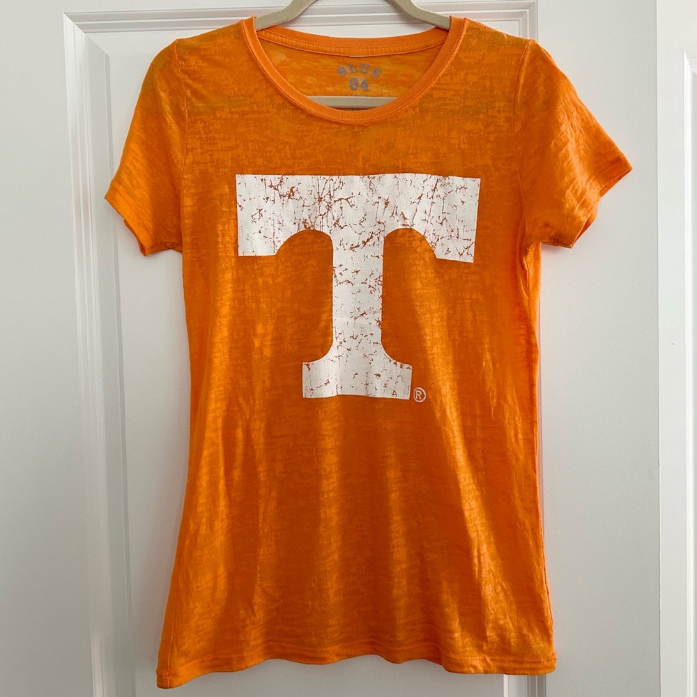 TN Vols Orange & White Power T Graphic Tee Shirt - Tennessee Volunteers Gameday - Picture 3 of 13